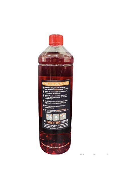 Alaaddin 1000 Ml Bordo Kandil Yağı Kokusuz Dumansız Iç-dış Mekan