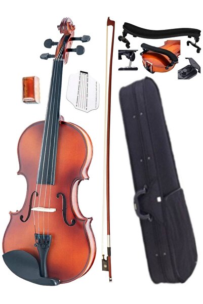 Mendini 4/4 Yetişkin Kemanı Yastık Parmak Kılavuzu Hediyeli