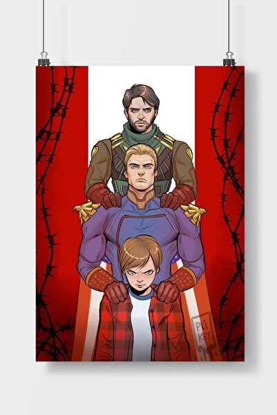 Luna Marissa The Boys Homelander Soldierboy Dizi Poster Çerçevesiz Duvar Posteri