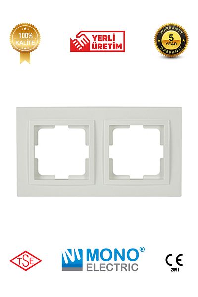 YTE 16 Pieces White Double Despina Frame