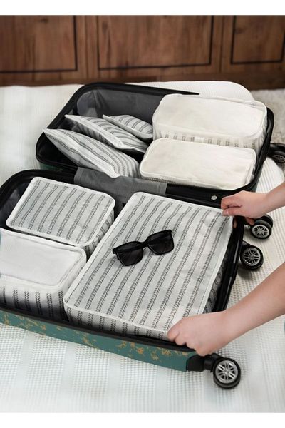 Q-İN 6-Piece Suitcase Organizer - Suitcase and Birth Bag Organizer Set