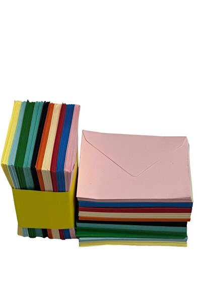 anadolu pazarlama 100 buc. Mini plicuri colorate 7x9 cm