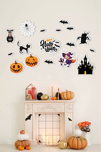 neşeli günlerim لافتة متعددة الأجزاء تحت عنوان الهالوين *ورق سميك