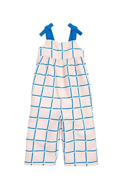 Daisy Dolly Girl's Striped Jumpsuit