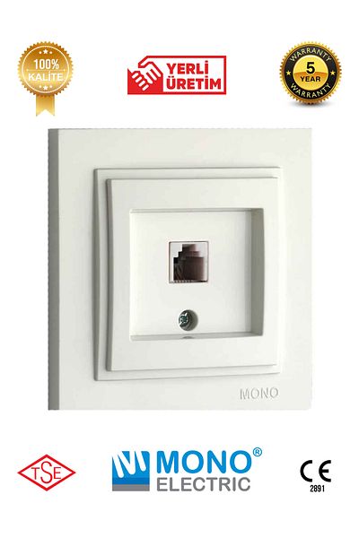 YTE Mono Despina White Numeris - Frame Included Phone