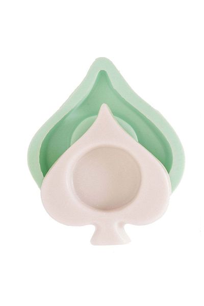Deniz Party Store Spade Tealight Candle Holder Silicone Mold
