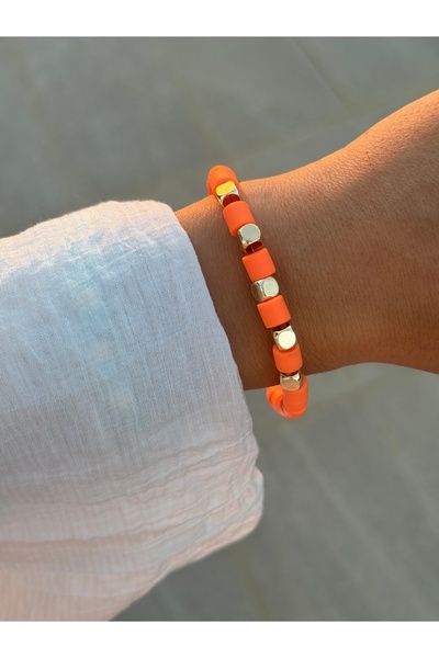 HERCY سوار فيمو برتقالي