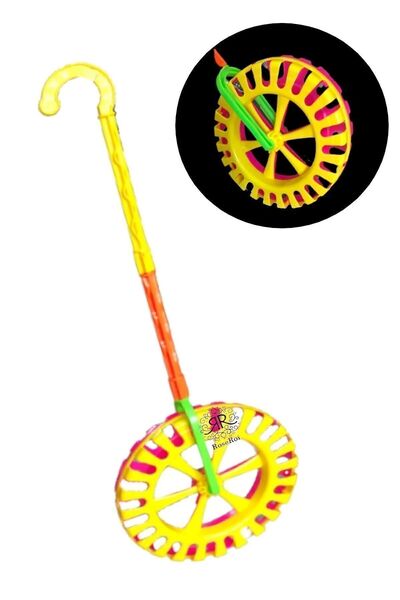 Mrt çinçin sürmeli tekerlek bastonlu araba tekerlek çap 12cm çinçin 60cm çıng...