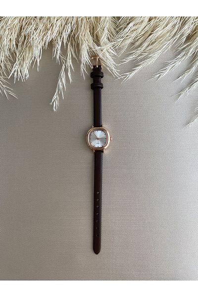 QUARTZ Retro Minimal Vintage Leather Cord Women's Wristwatch