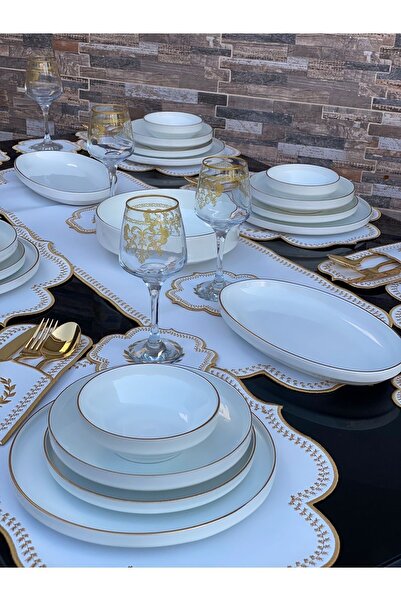 NK Hediye Köşkü 27 Parça 6 Kişilik Yemek Takımı