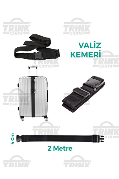 Trink Çanta 2 Adet Valiz Bavul Emniyet Kemeri