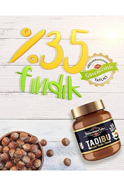Abdurrahman Tatlıcı Kakaolu Fındık Ezmesi Tadıbu 330 Gr 4 Adet