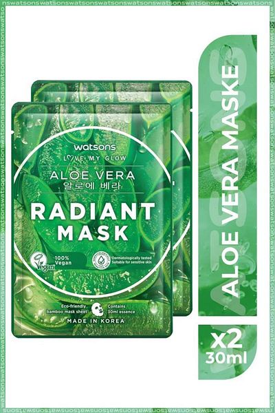 Watsons Aloe Vera Fruitty Radiant Mask - 2 Pieces