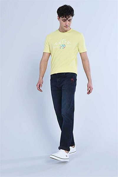 ECKO UNLTD Ανδρικό T-Shirt με κίτρινο λαιμόκοψη - Joshua