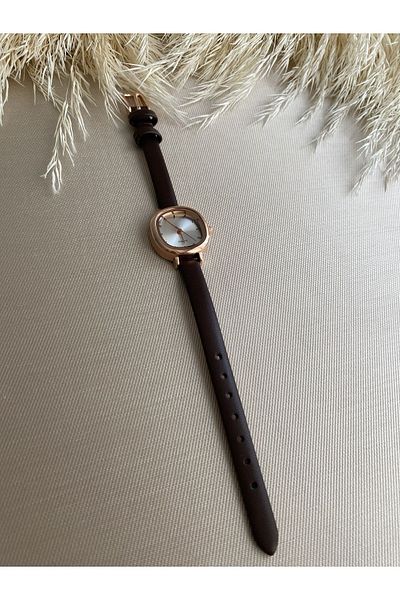 QUARTZ Retro Minimal Vintage Leather Cord Women's Wristwatch