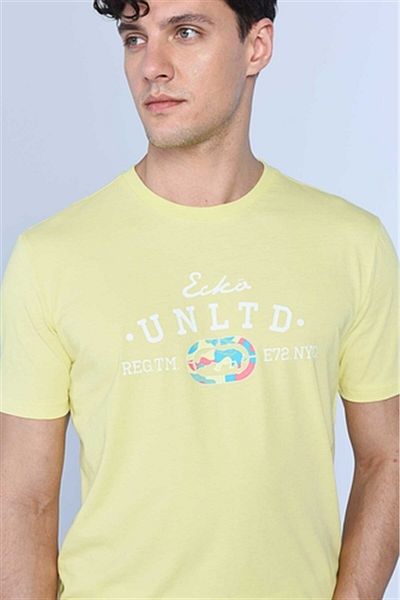 ECKO UNLTD Ανδρικό T-Shirt με κίτρινο λαιμόκοψη - Joshua
