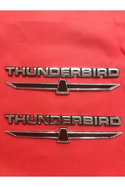 otopaspascım Thunderbird Metal Kuş Yazı Takımı - Döküm Kuş Yazı Arma - Etiket...