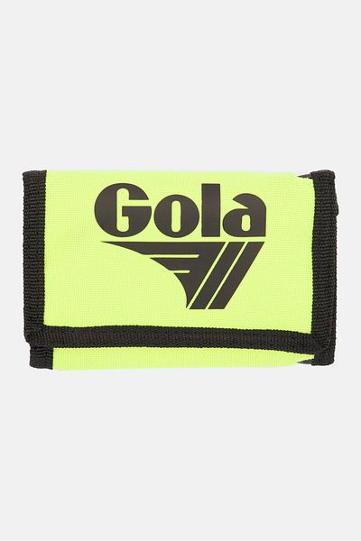 Gola Men Brand Logo Wallet 14 x 10 cm, Yellow/Black