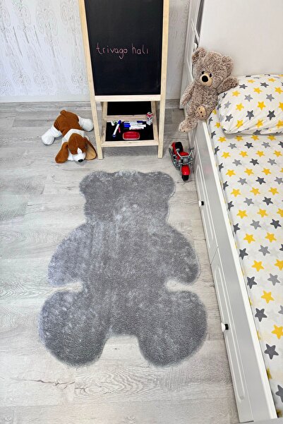 trivago halı Pufi Yumuşak Peluş Ayıcık Halı Post Çocuk Odası Bebek Odası Otur...