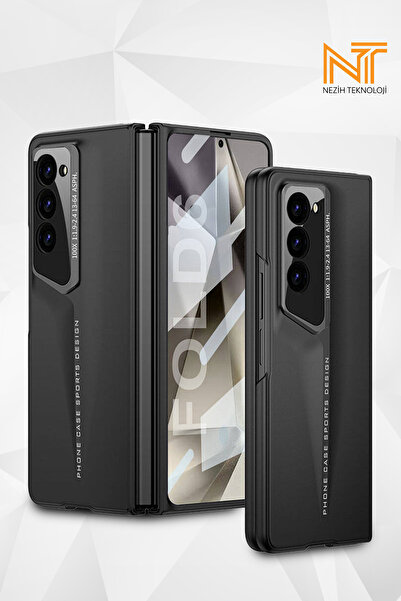 Nezih Case Samsung Galaxy Z Fold 6 Uyumlu Ultra İnce Kameralı Korumalı Sert R...