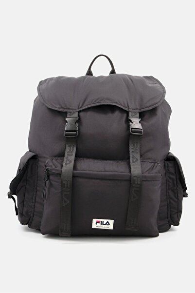 Fila Men Brand Logo Tromso Multipocket Backpack 44 H x 48 L x 15 W cm, Black