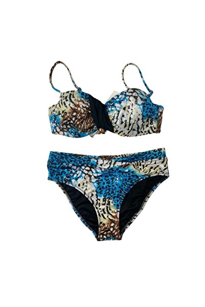 marlo Clarke Kaplı Straplez Bikini Takım