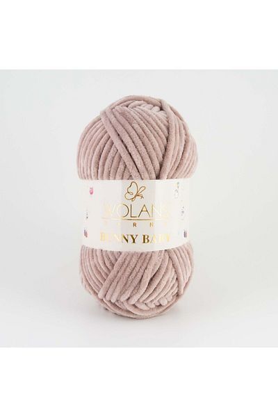 WOLANS 453 Cherry Soft Velvet - Ipi Bunny Baby Knit, Μαλακή κουβέρτα παιχνιδιών