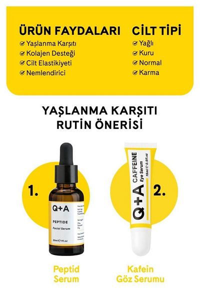 Q+A Ορός πεπτιδίων 30 ml