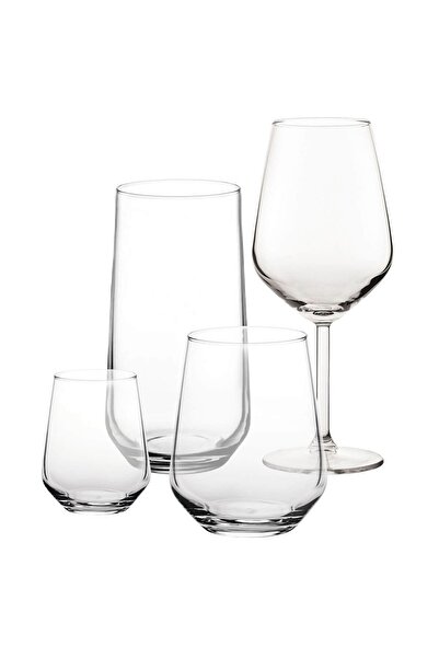 Paşabahçe Allegra Water Soft Drink - 24 Piece Coffee Side Glass Set