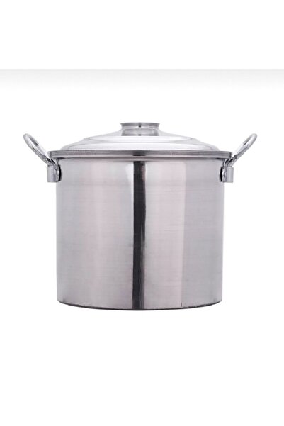 Home Soba Kazanı Kapaklı Ağız Çapı 30 Cm Alüminyum