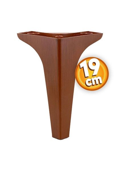 Badem10 Mobilier de lux Sedef Canapea Unitate TV Consolă Picior de scaun 19 Cm Model Lemn Picioare 4 Buc