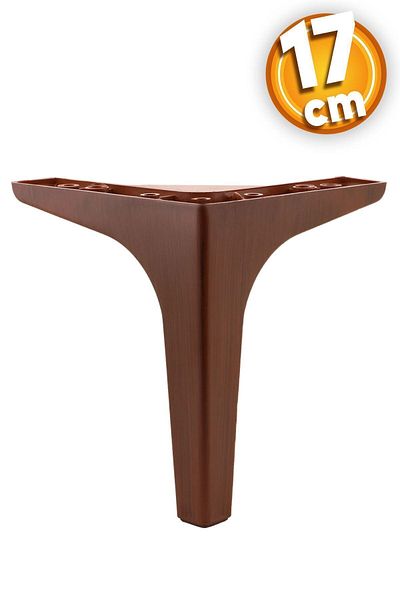 Badem10 Mobilier de lux Sedef Canapea Unitate TV Consolă Picior de scaun 17 Cm Picioare de bază maro