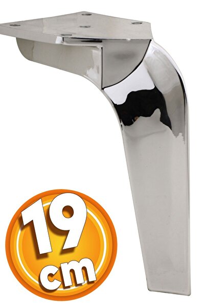 Badem10 Repla Lüks Mobilya Kanepe Tv Ünitesi Konsol Koltuk Ayağı 19 Cm Parlak...