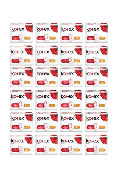 kampustrendy مجموعة فوط صحية فردية من Kotex عادية 8*24 قطعة (1 صندوق) بالجملة Ktxnor