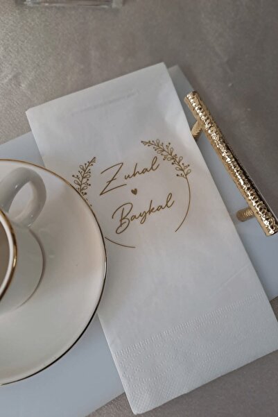 Esatelier 50'li Isminize Özel Söz, Nişan Ve Düğünleriniz Için Baskılı Misafir...