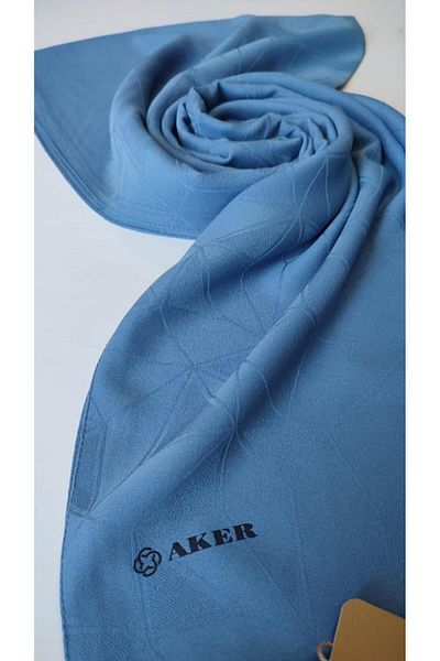 Aker Γεωμετρικό σάλι Indigo