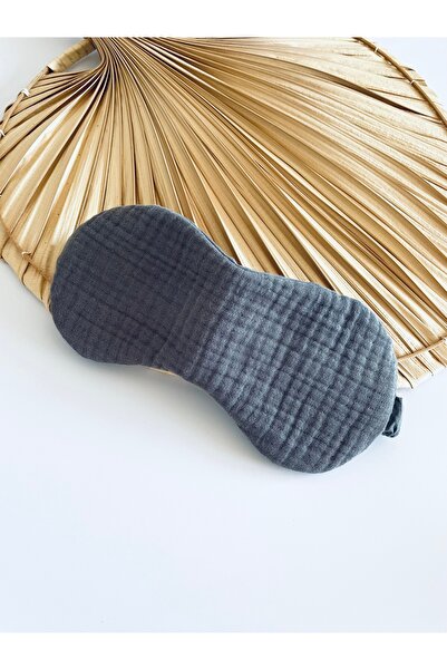 LeBohas Gri Uyku Göz Bandı Unisex Uyku Bandı Seyahat Uyku Modu Maskesi Doğal ...