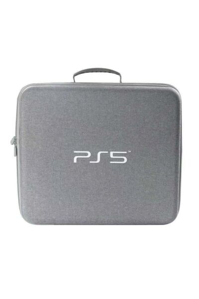 Primico Ps5 Slim Cd Ve Dijital Model Konsol , El Ve Omuz Ergonomik seyahat çantası Gri