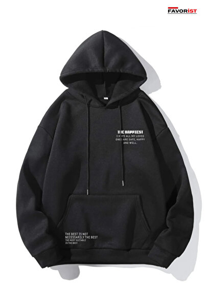 FAVORİST UNISEX Oversize kroj dukserica sa kapuljačom - Najveselija Štampano