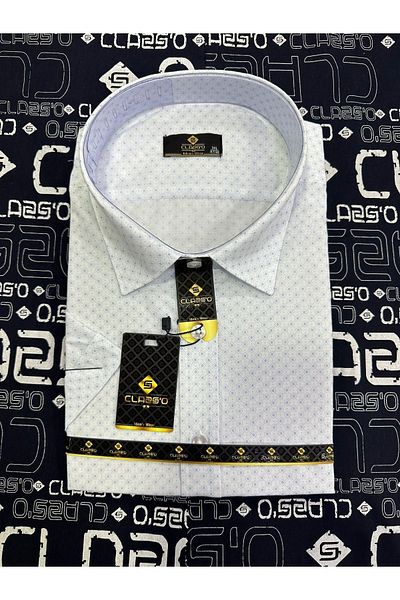 CLASSO Battal Size Short Sleeve Printed Shirt