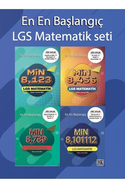 levent içöz Lgs Matematik-lgs En En En Başlangıç Seti 4 Lü Set