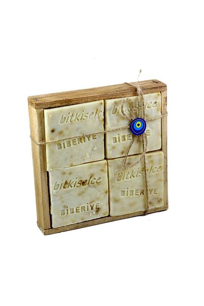bitkiselce Natural Rosemary Soap - 450 gr, 4 pieces, Handmade Hatay's