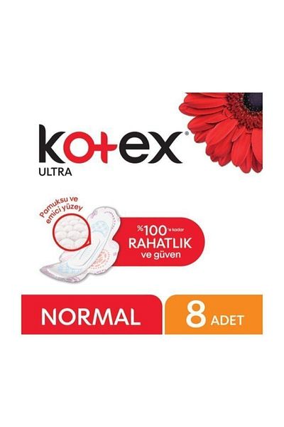 kampustrendy مجموعة فوط صحية فردية من Kotex عادية 8*24 قطعة (1 صندوق) بالجملة Ktxnor