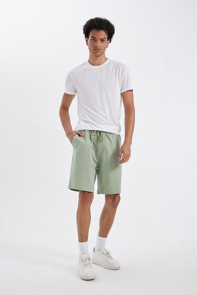 DeFacto Slim Fit Slim fit Βασικό ίσιο σορτς W1105az24sm