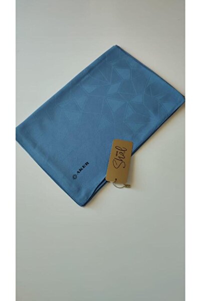 Aker Геометричний шарф кольору індиго