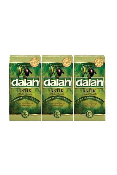 Dalan Pack of 5 Antique Pyrina Natural Olive Oil Soap 900 gr 3 Pieces