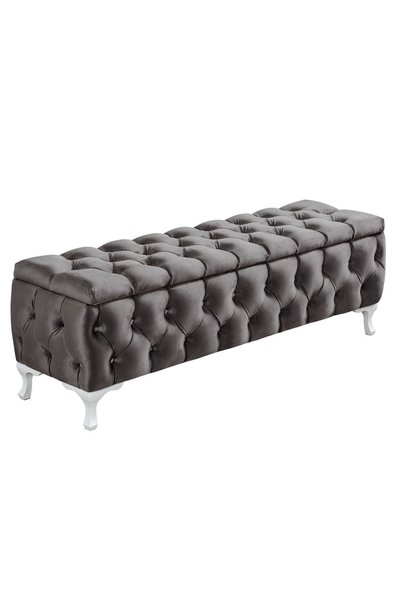 Setay Yatak Ucu Pufu, Cappy Bench, Sandıklı Ayakucu Pufu 40x50x140