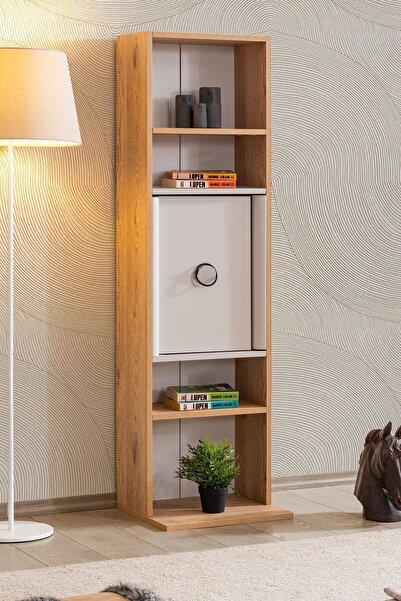 Setay Kitaplık, Dolunay Dolaplı 4 Raflı Kitaplık