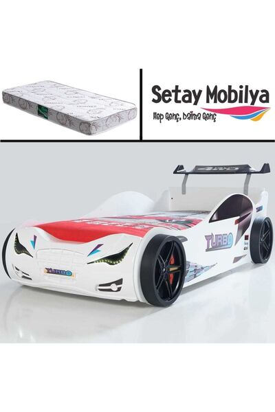 Setay Arabalı Yatak, Süpers Rüzgarlıklı Arabalı Yatak - Beyaz 1 Adet Comfort Yatak