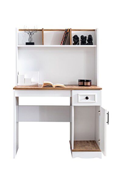 Setay Bilgisayar Masası, Felix Üniteli Çalışma Masası - Ceviz